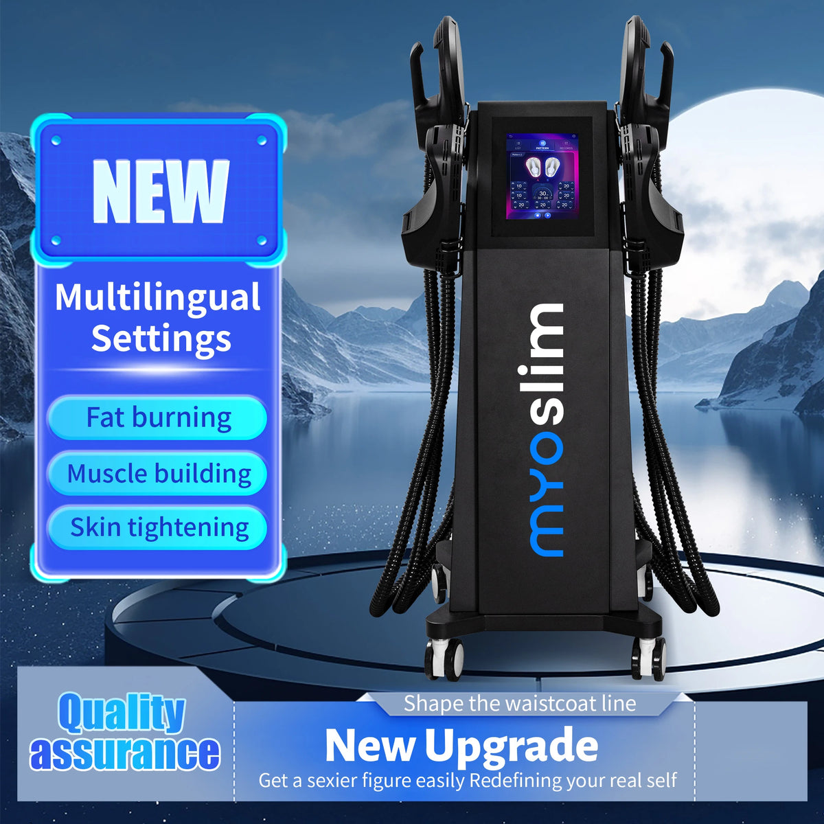 Professional EMS EMT RF Body Sculpting Machine for Muscle Stimulation