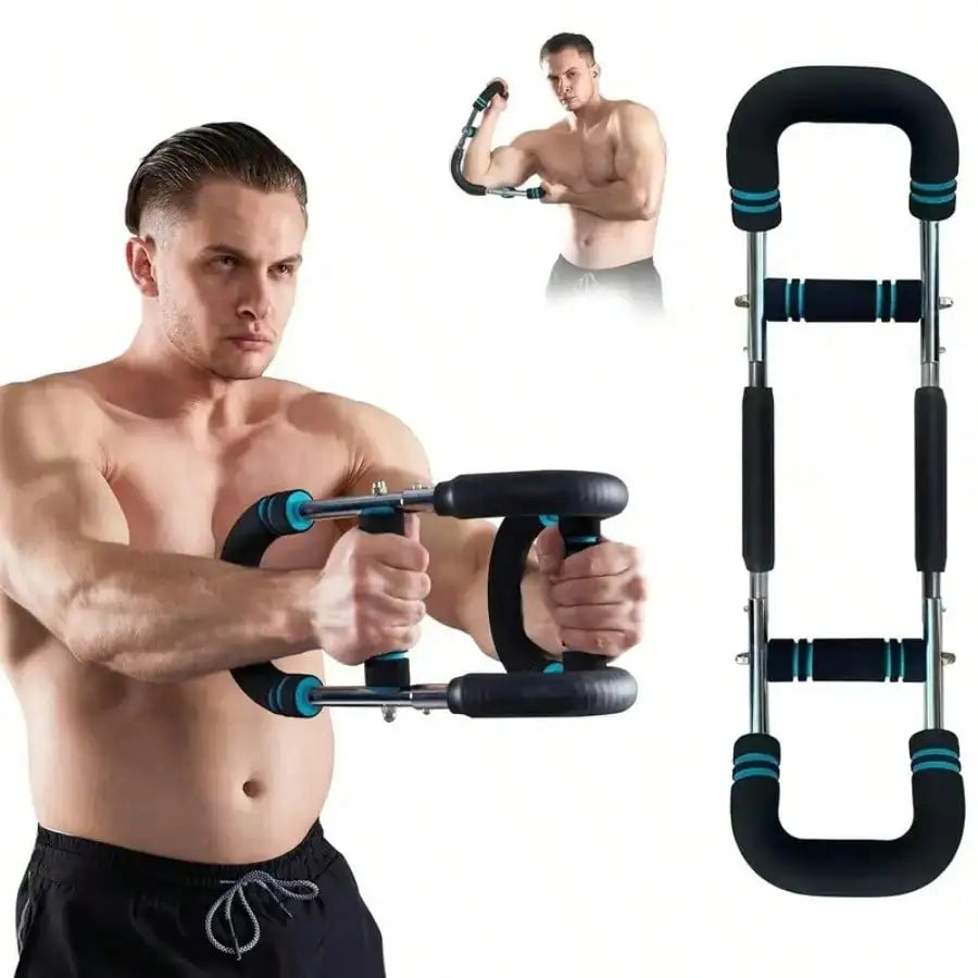 DIAMRI Adjustable Shaker Twister Arm Trainer for Arm Chest Workouts