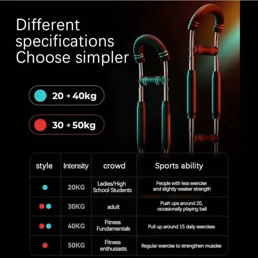 DIAMRI Adjustable Shaker Twister Arm Trainer for Arm Chest Workouts