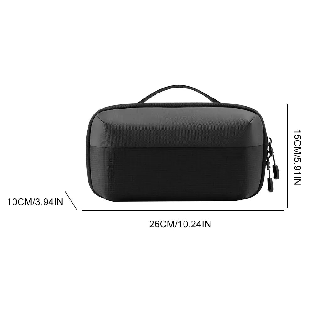 Electronic Organizer Travel Case Water Resistant Portable Tech Pouch Travel Cable Organizer Pouch for Cables Chargers Power Bank
